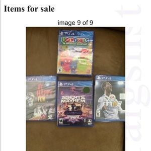 Clothes, toys, light bulbs, clocks, games